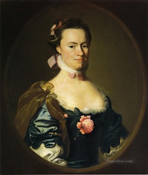 ジョン・シングルトン・コプリー Painting - リディア・リンド植民地時代のニューイングランドの肖像画 ジョン・シングルトン・コプリー
